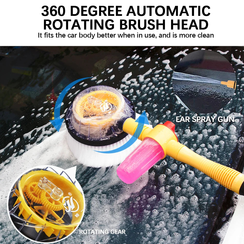 Car Wash Brush Cleaning Tools Mop Long Handle