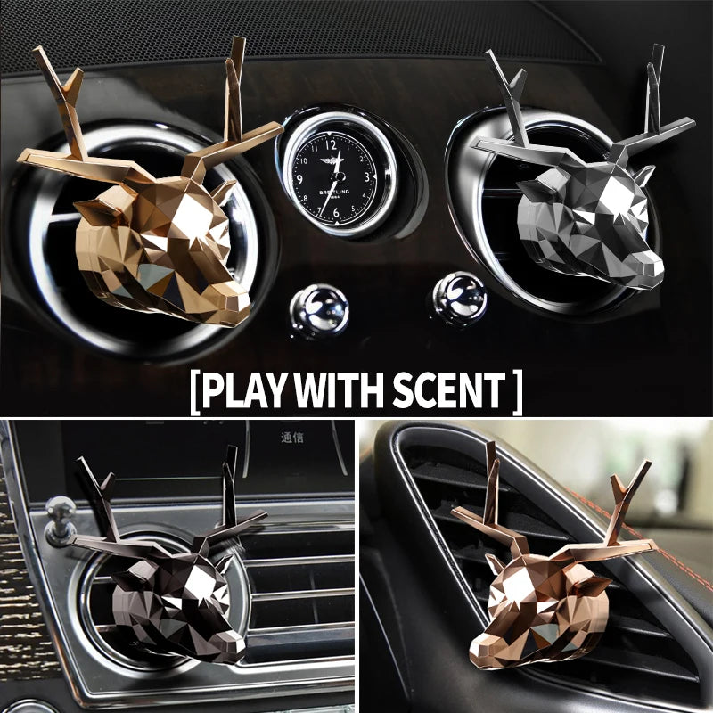 Bulldog Car Air Freshener Refill Solid Perfume Cherry Car Diffuser Essential Oil  Air Outlet Clip Car Fragrance