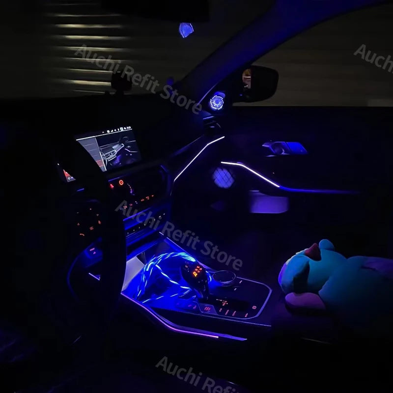 Colours Center console Saddle light For BMW New 3/4 Series G20 G22 M3 M4 LED decorative lights in the car Ambient