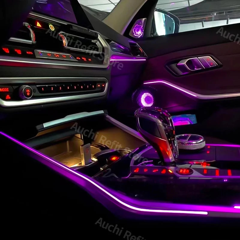 Colours Center console Saddle light For BMW New 3/4 Series G20 G22 M3 M4 LED decorative lights in the car Ambient