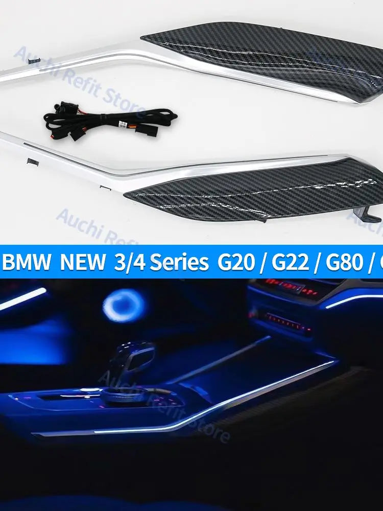 Colours Center console Saddle light For BMW New 3/4 Series G20 G22 M3 M4 LED decorative lights in the car Ambient