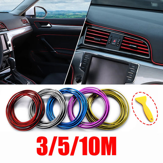 Universal Car Molding Decoration Flexible Strip Auto Interior