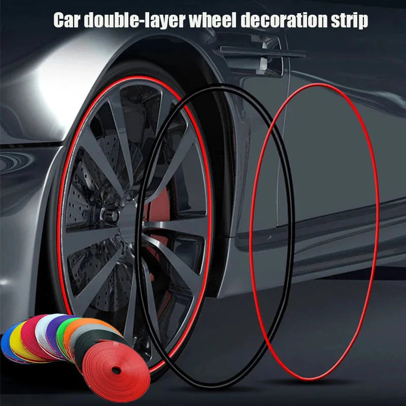 Car Rim Protect Strip Wheel Edge Protector Car Wheel Sticker Tire Protection Care Covers Car Styling Universal