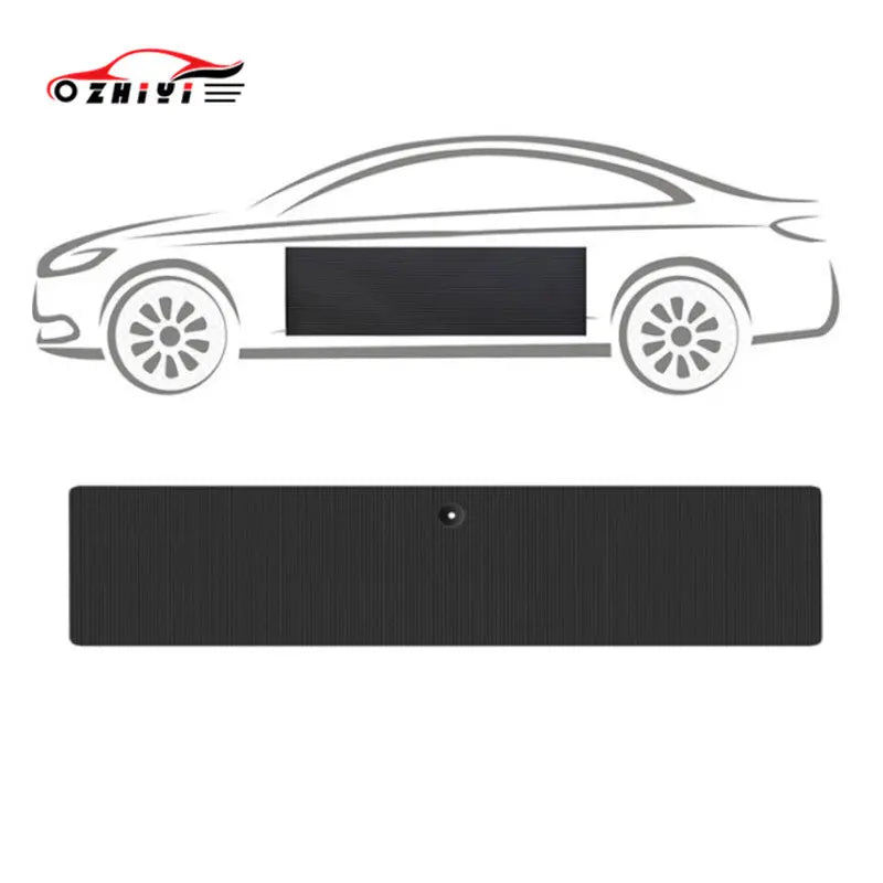 Black Car Door Protector Adhesive-Free/Magnetic Body Side Edge Guard Decorative Anti-scratch Protection Pad Stickers Multi Size