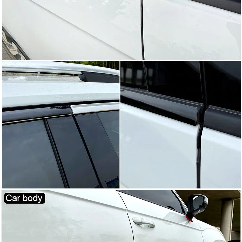 Bright Strip Car Decorative Line Universal Window Anti-scratch Chrome Bumper Strip Trim Molding Styles Vehicle Accessories Seal