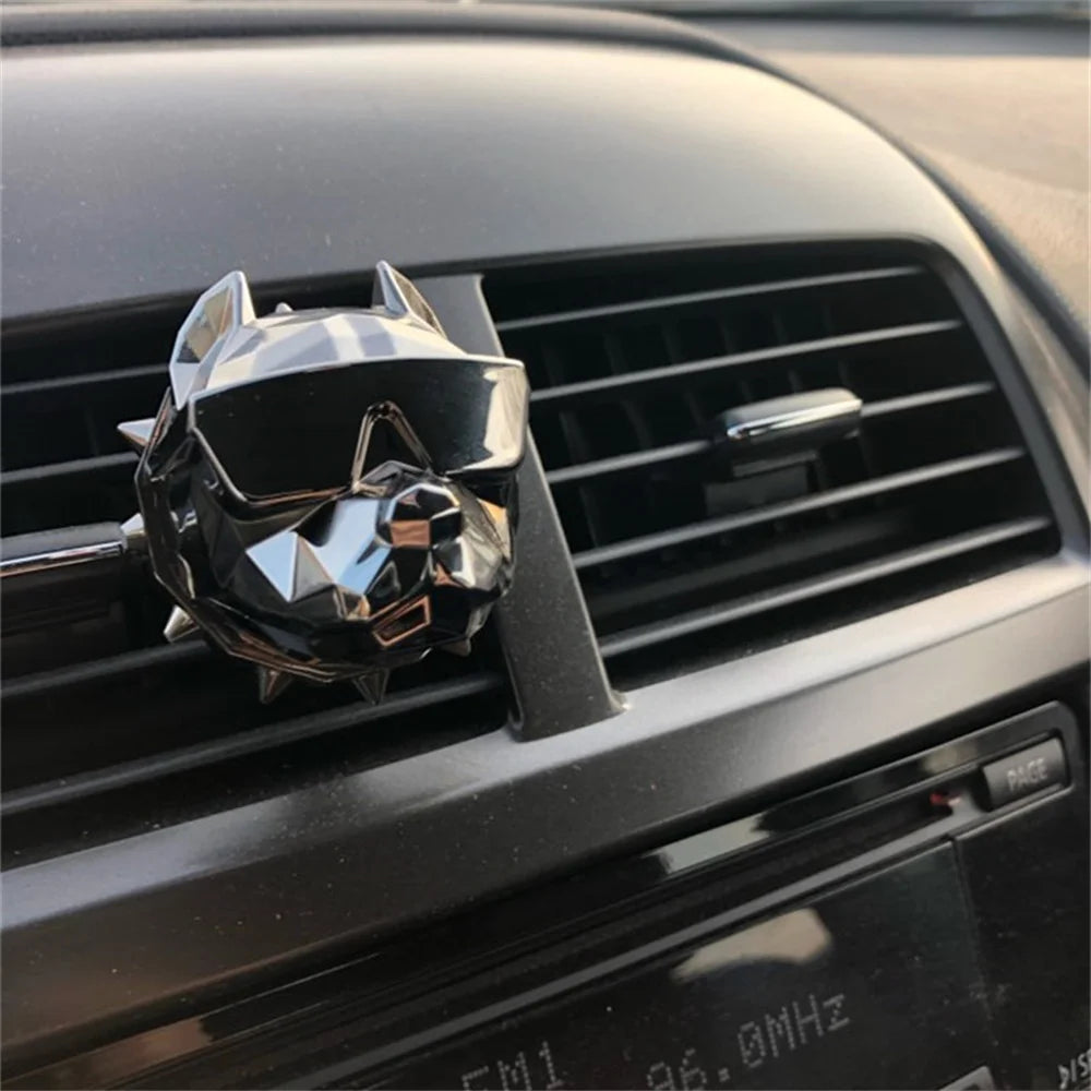 Bulldog Car Air Freshener Refill Solid Perfume Cherry Car Diffuser Essential Oil  Air Outlet Clip Car Fragrance