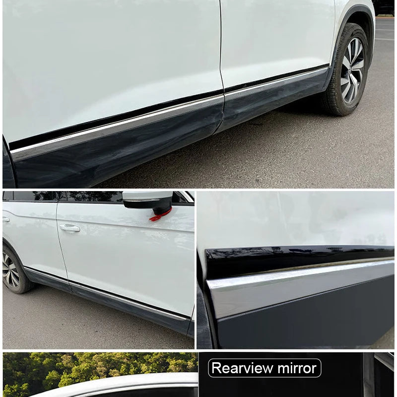 Bright Strip Car Decorative Line Universal Window Anti-scratch Chrome Bumper Strip Trim Molding Styles Vehicle Accessories Seal