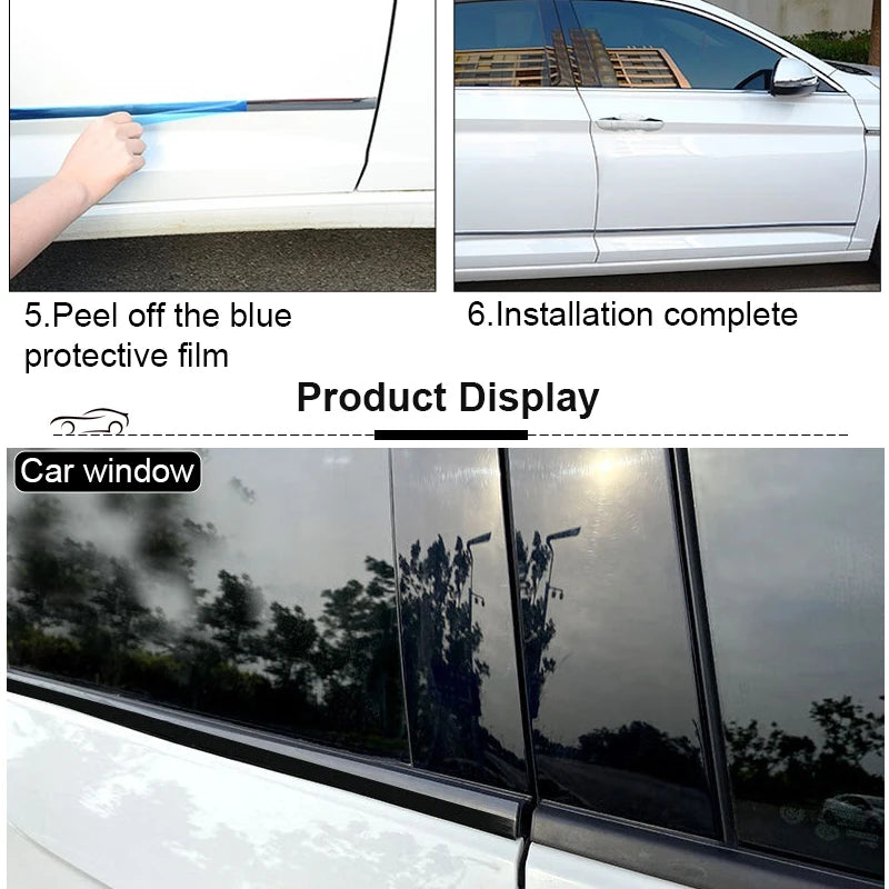 Bright Strip Car Decorative Line Universal Window Anti-scratch Chrome Bumper Strip Trim Molding Styles Vehicle Accessories Seal