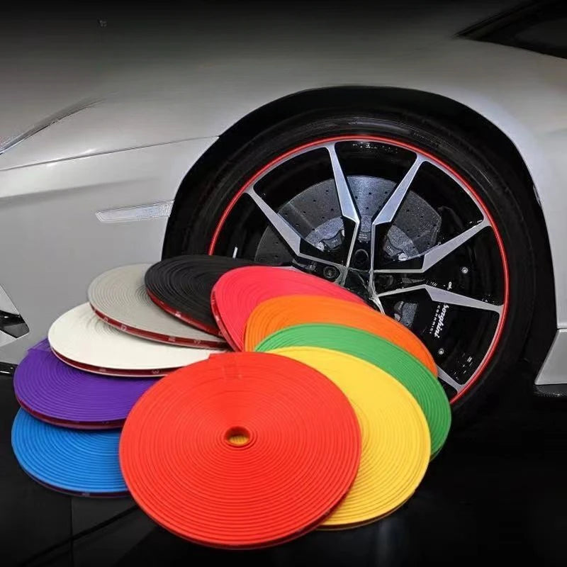 Car Rim Protect Strip Wheel Edge Protector Car Wheel Sticker Tire Protection Care Covers Car Styling Universal