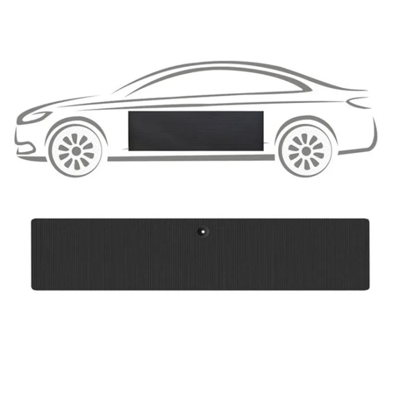 Black Car Door Protector Adhesive-Free/Magnetic Body Side Edge Guard Decorative Anti-scratch Protection Pad Stickers Multi Size